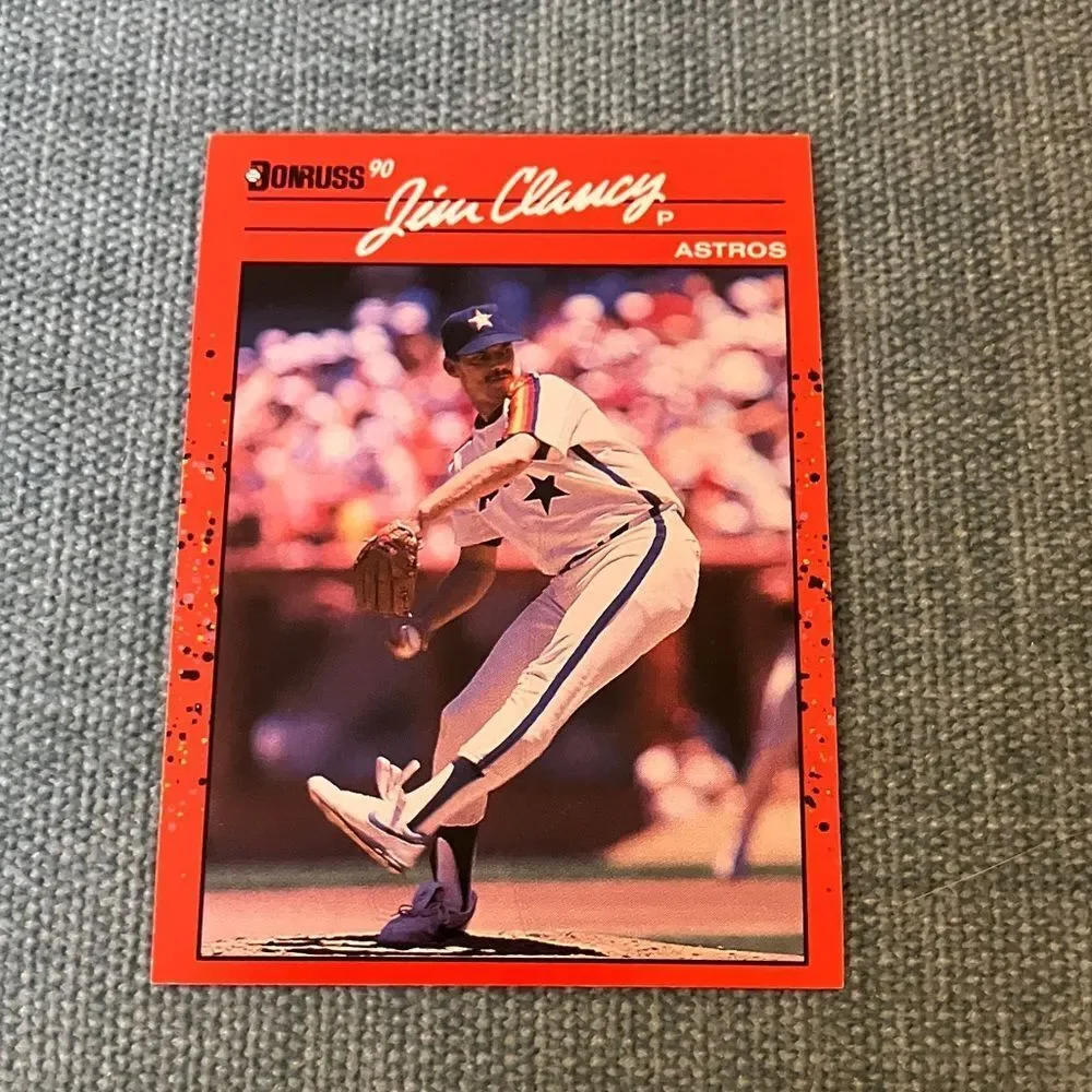 1990 Donruss Houston Astros Baseball Card Trading Card